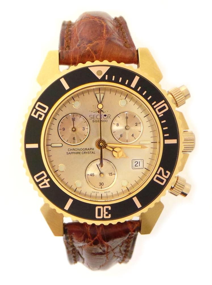 Orologio hot sale sector oro